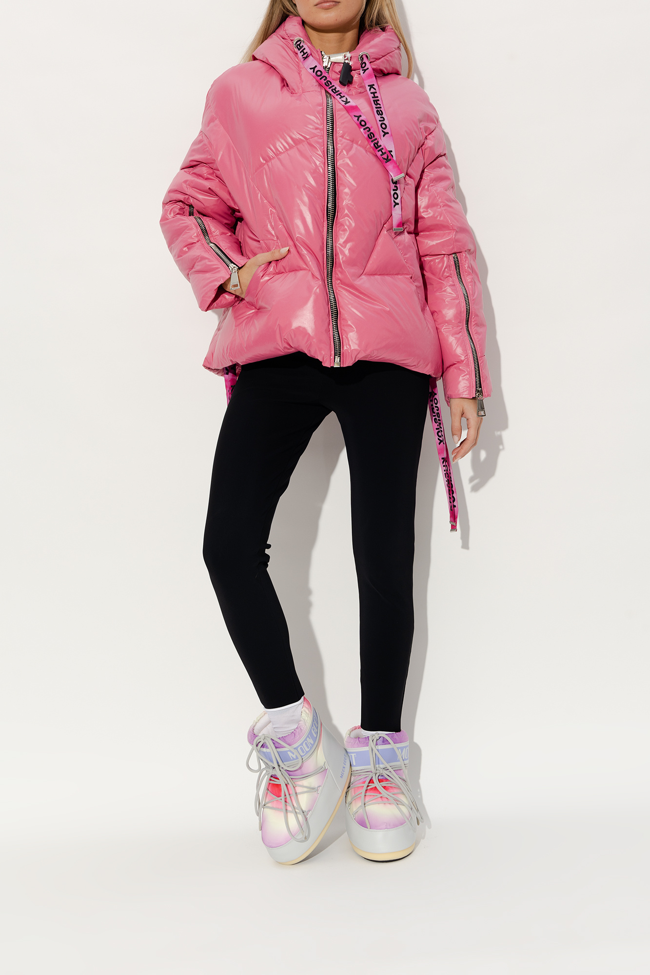 Multicolour 'Icon Low Tie Dye' snow boots Moon Boot